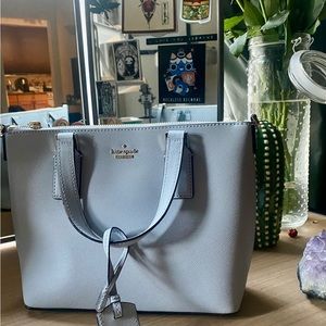 Kate Spade Powder Blue/Gray Small Handbag